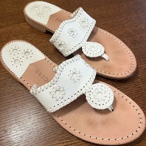 7.5 Jack Rogers Sandals - White
